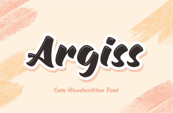 Argiss: A Display Font That Commands Attention
