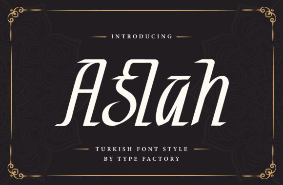 Aslah: An Elegant Display Font That Earns Its Place