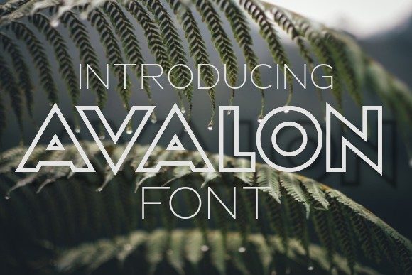 Avalon: A Display Font That Feels Like a Warm Welcome