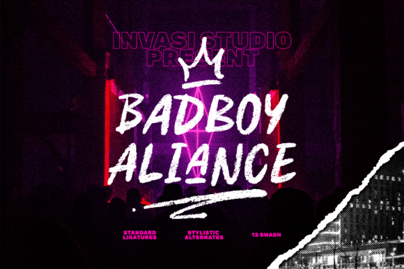 Badboy Aliance: A Graffiti-Styled Display Font That Lands