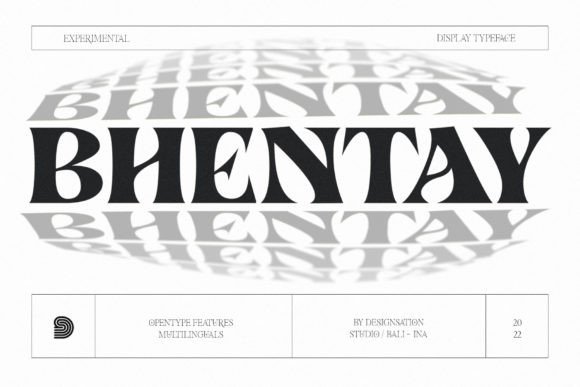 Bhentay: A Bold Display Font for Editorial Impact