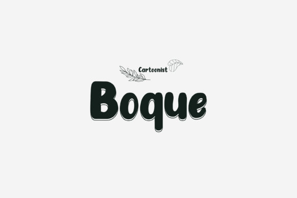 Boque: A Display Font That Lifts Digital Layouts