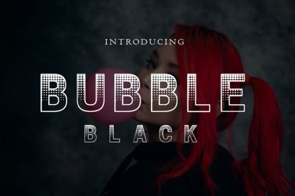 Bubble Black: A Bold, Playful Display Font