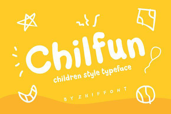 Chilfun: A Playful Display Font for Engaging Kids’ Campaigns