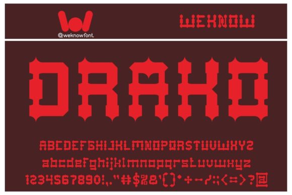 Drako Heart: A Bold Display Font for Impactful Web Headlines