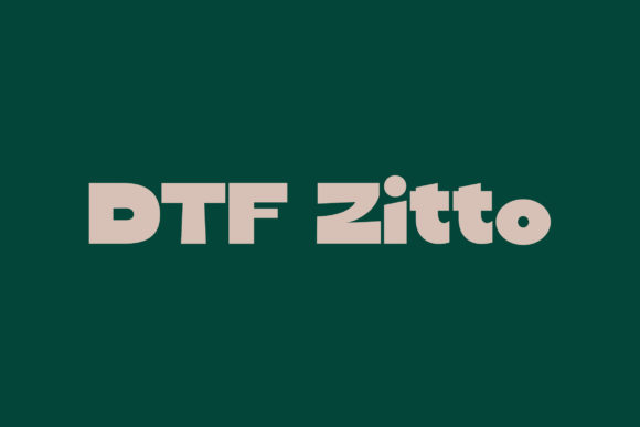 DTF Zitto: A Bold Display Font for Scroll-Stopping Marketing