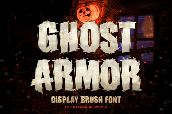Ghost Armor: A Bold Display Font for Impactful Web Headlines