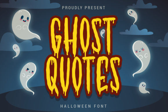 Ghost Quotes: A Spooky Display Font That Elevates Handmade Designs