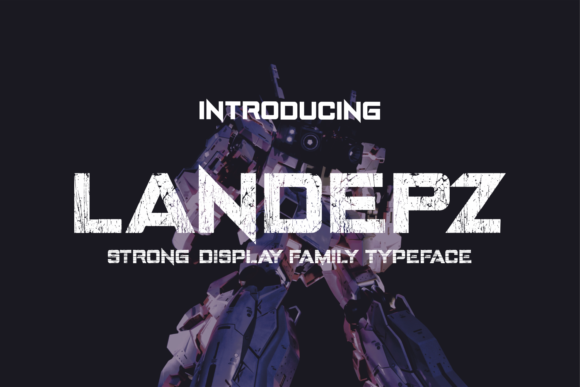 Landepz: A Bold Display Font That Makes Your Brand Instantly Memorable