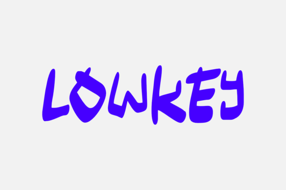 Lowkey: A Display Font That Feels Like a First Draft—In the Best Way