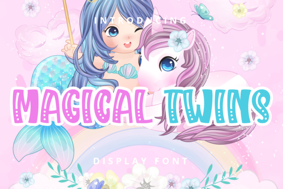 Magical Twins: A Playful Display Font for Editorial Charm