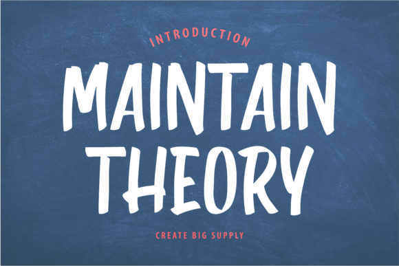 Maintain Theory: A Display Font That Elevates Your Brand