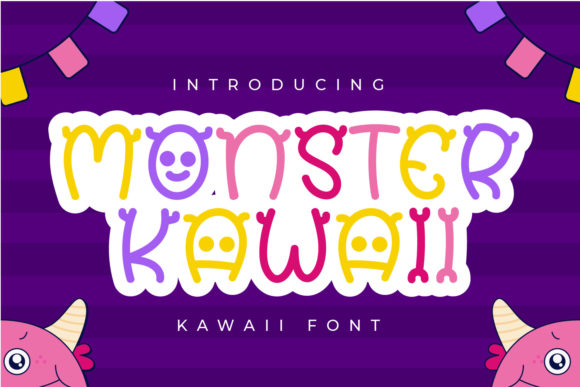 Monster Kawaii: A Display Font That Makes Playful Intent Instantly Clear