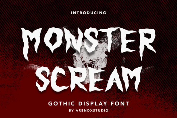 Monster Scream: A Gothic Display Font That Delivers Spooky Charm
