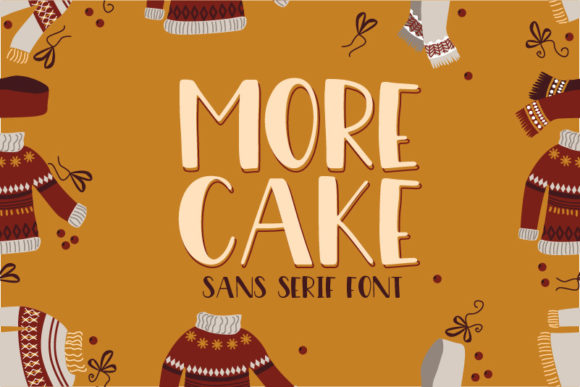 More Cake: A Joyful Display Font for Real Branding Projects