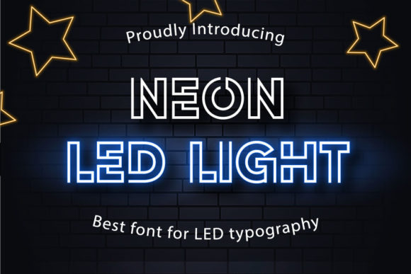 Neon Led Light: A Display Font That Adds Instant Energy to Your Brand
