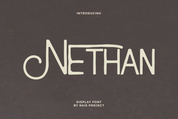 Nethan: A Vintage Display Font That Builds Brand Trust