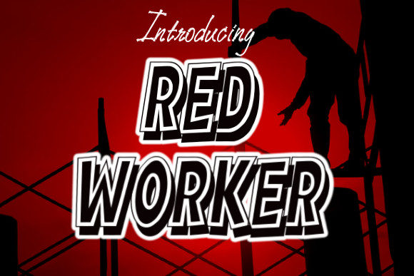Red Worker: A Sharp, Simple Display Font That Works
