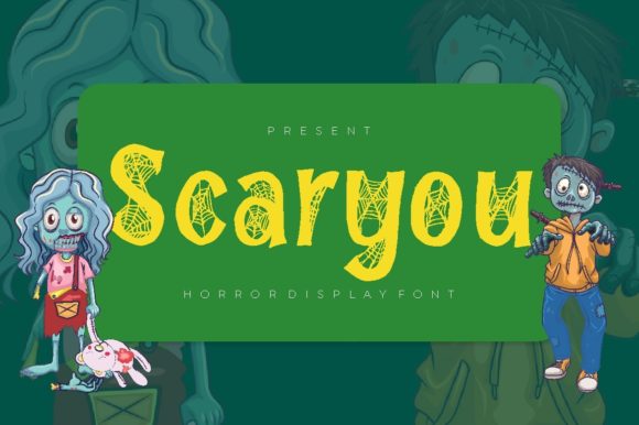 Scaryou: A Creepy-Perfect Display Font for Halloween Branding