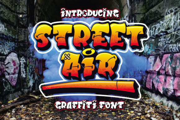 Street Air Font: Playful, Authentic Display Type for Handmade Goods