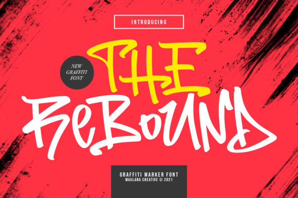 The Rebound: A Graffiti-Styled Display Font That Pops on the Web