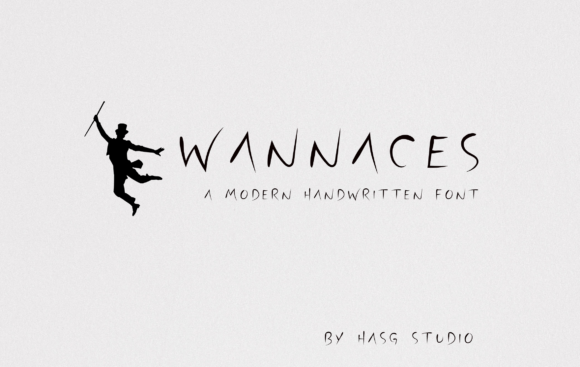 Wannaces: A Casual Display Font for Handmade Brands