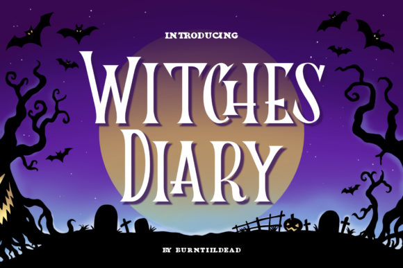 Witches Diary: A Charming Display Font for Magical Branding Moments